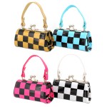 Lipstick Case - Checker Print - 12PCS/PACK - LS-CKR-ASST